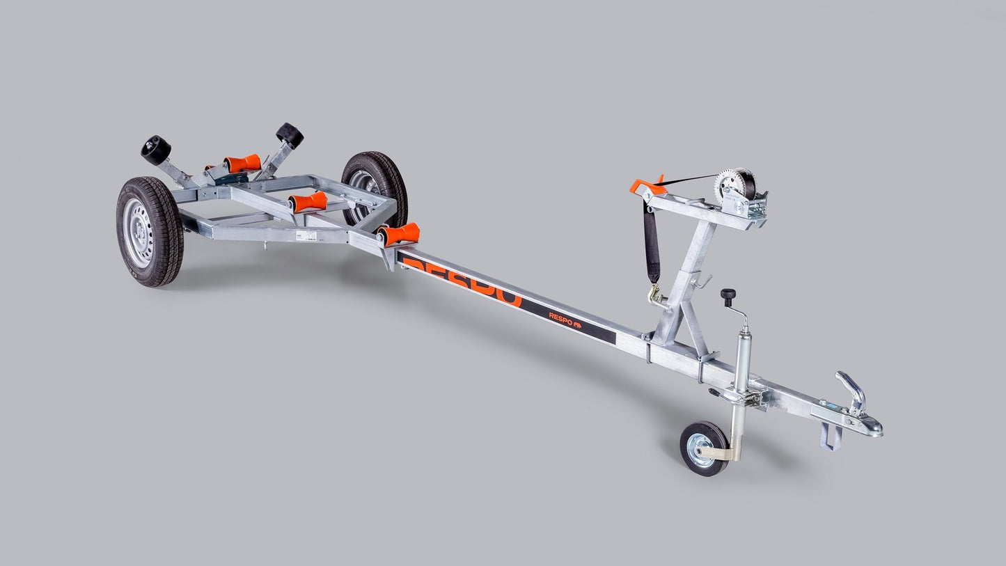 Respo RO900 Båtopplag henger med lagring på kjøl, med båtlengde opp til 16 ft / 4.9m