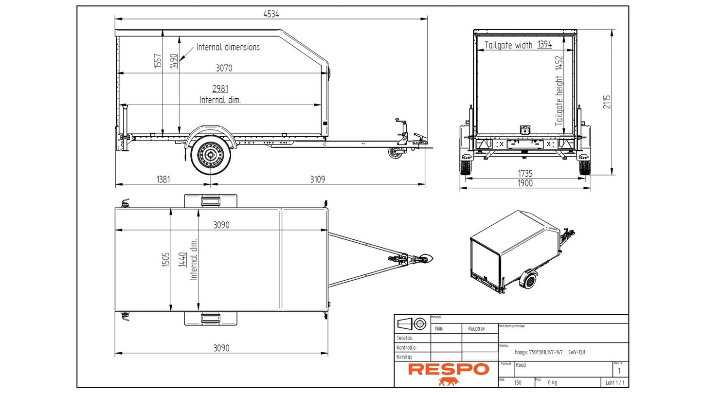 Respo RCR 3075-14 Skaphenger