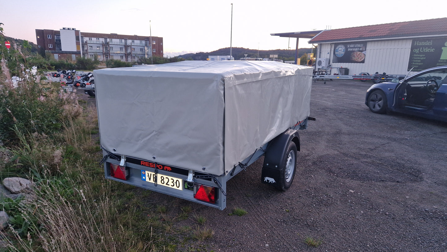 24892 Høy presenning for nettinggrinder (12467). For nettinggrinder 2,65x1,25x0,65