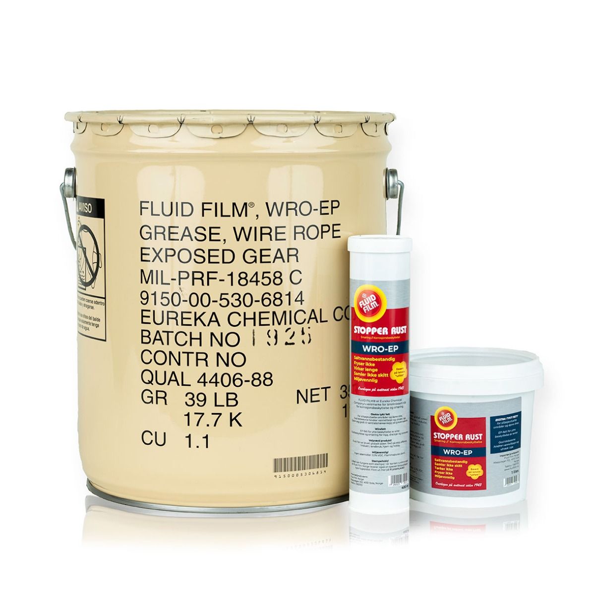 Fluidfil-EP, wire grease, 400ml, 1 L, 19L