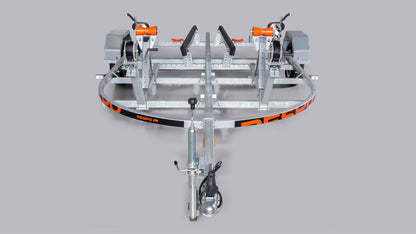 Respo 750VSD Dobbel Vannscooterhenger med lagring på filtskinner, med båtlengde opp til 13 ft / 4m