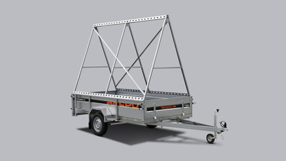 Respo RS3075L Tilhenger med tipp Forfra vestre med reklamestativ 290x190cm