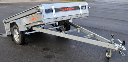 Respo RS2575L Tilhenger med tipp forfra venstre tippet